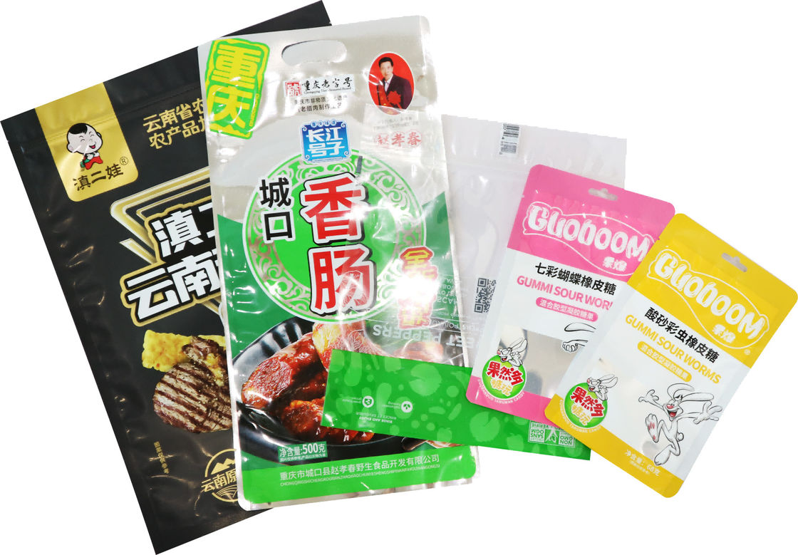 Composite Plastic Film Stand Up Zipper Pouch Making Machine 380V
