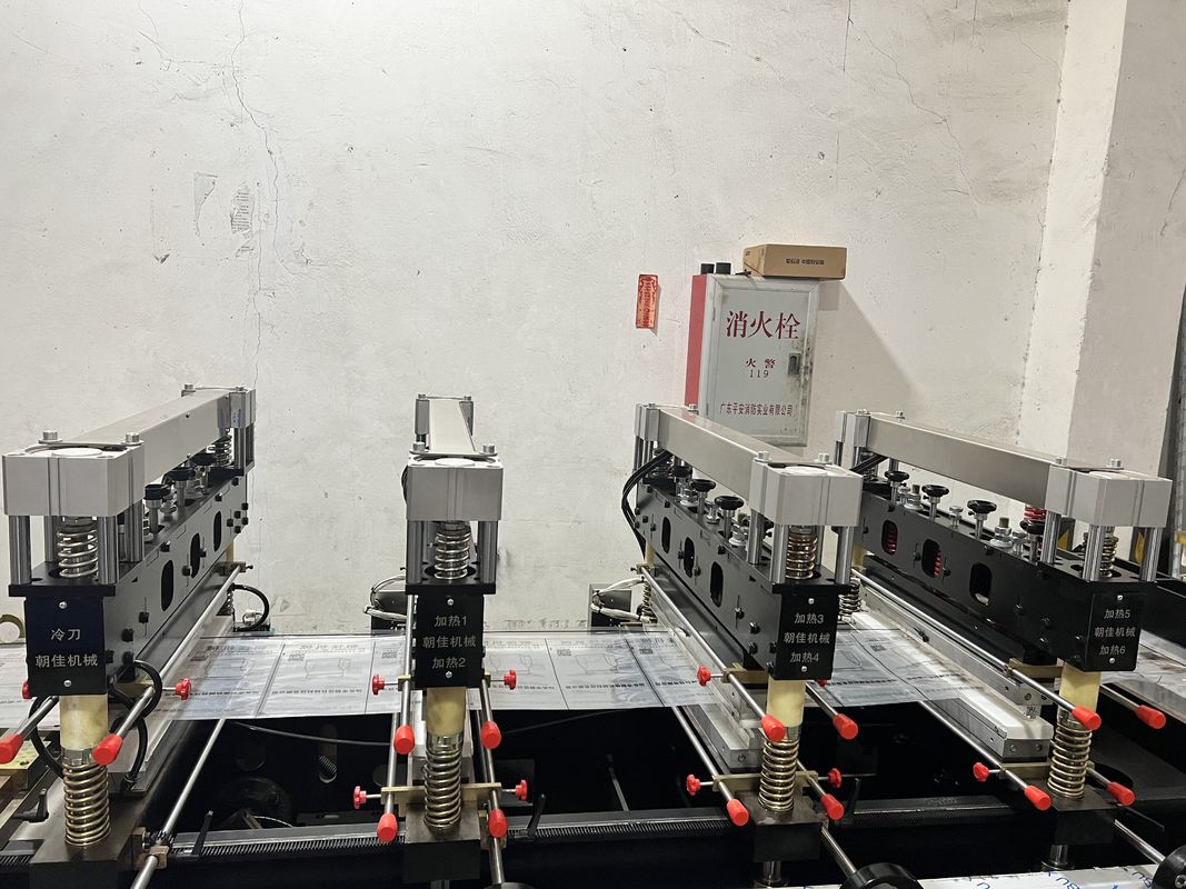Composite Plastic Film Four Side Sealing Pouch / Bag Making Machine 380V/50HZ